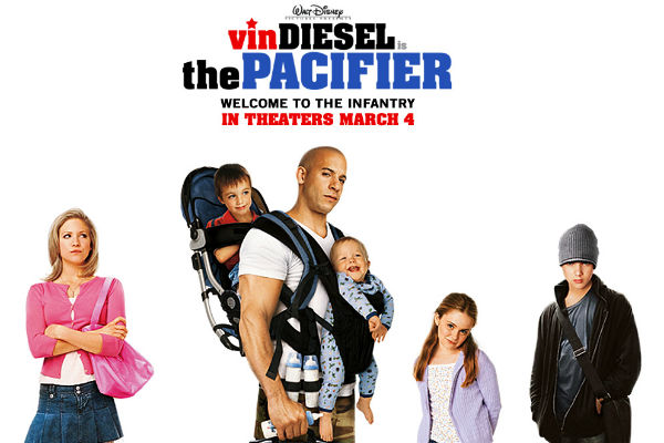 Vin Diesel bermain dalam film Disney